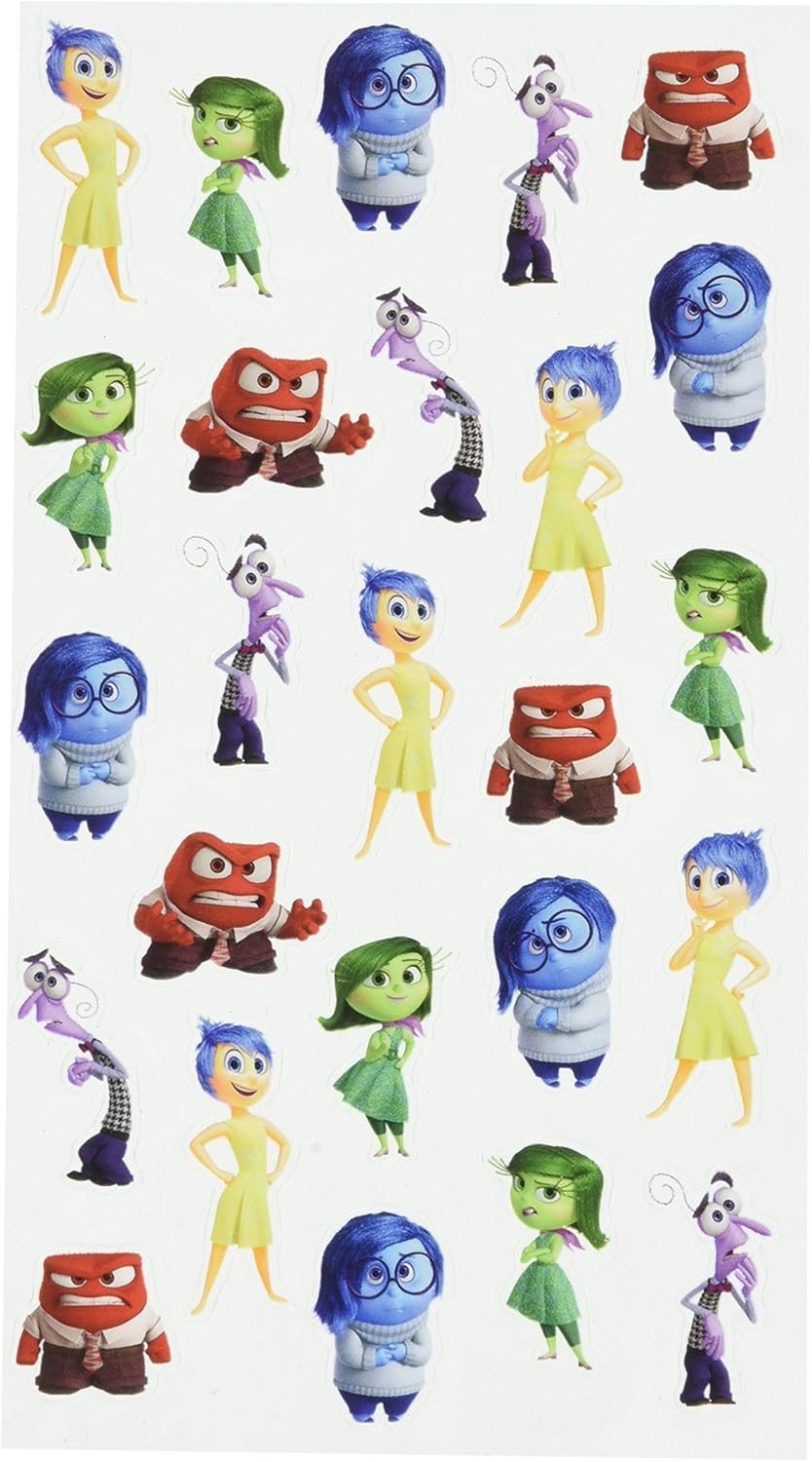 Sticko 5300085 Emotions Disney Inside Out Stickers, Multicolor