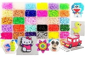 Vytung Fuse Beads Kit Set- (Glow in Dark) Storage Case Beads Compatible Kit (36 Colors Refill Pack)