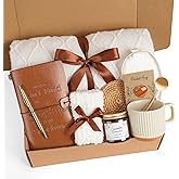 Valentines Day Gifts for Her, Care Package for Women Birthday Gifts, Get Well Soon Gift Baskets for Woman, Relaxing Self Care Gift Basket for Mom Friends Sisters Girls Mother’s Day, Valentine’s Day