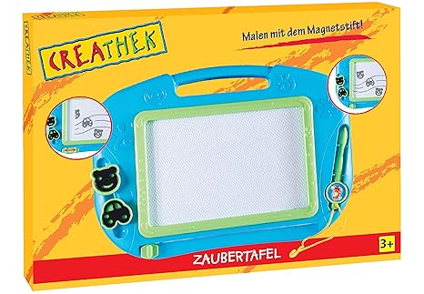 Creathek Magnet Maltafel mit 2 Stempeln
