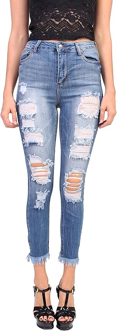 cello destroyed skinny jeans