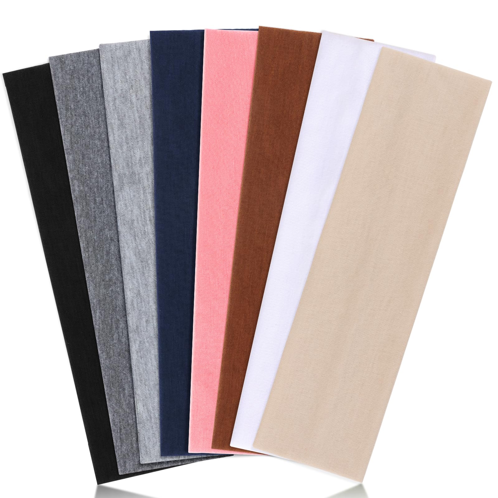 DRESHOW 6cm Wide Headband for Women Men Stretchy Head Band Gym Exercise Yoga Headbands for Women's Hair, Breathable Hair Band for Sweat-Wicking — image 1