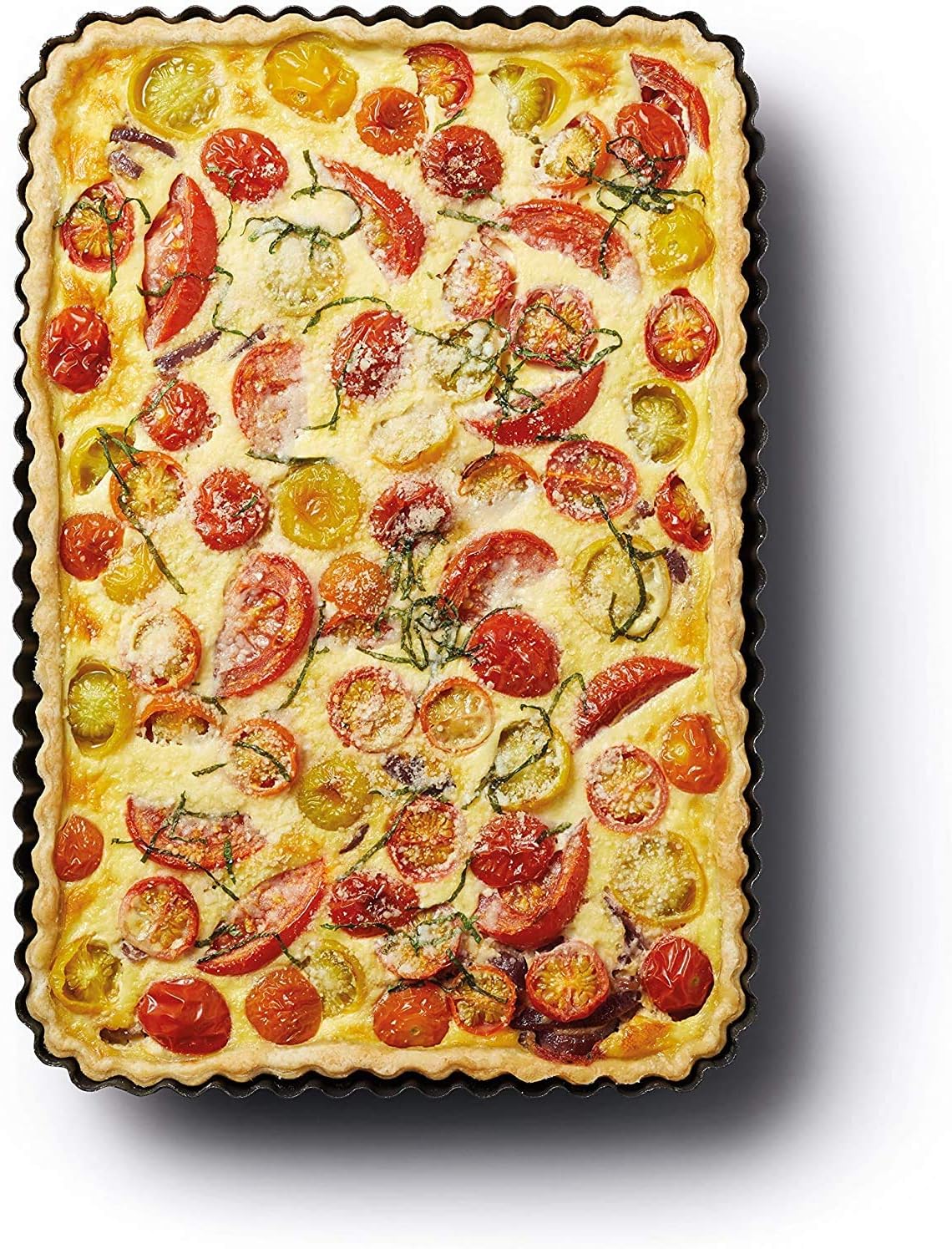 MasterClass KCMCHB55 31 x 21 cm Loose Bottomed Tart Tin with PFOA Non Stick, Robust 1 mm Thick Carbon Steel - Image 4