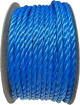 Everlasto 50m Blue Polypropylene Rope 6mm 8mm 10mm 12mm 14mm Trade Reel view 4