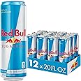 Red Bull Sugar Free Energy Drink with 189mg Caffeine plus Taurine & B Vitamins, 20 Fl Oz, Pack of 12 Cans
