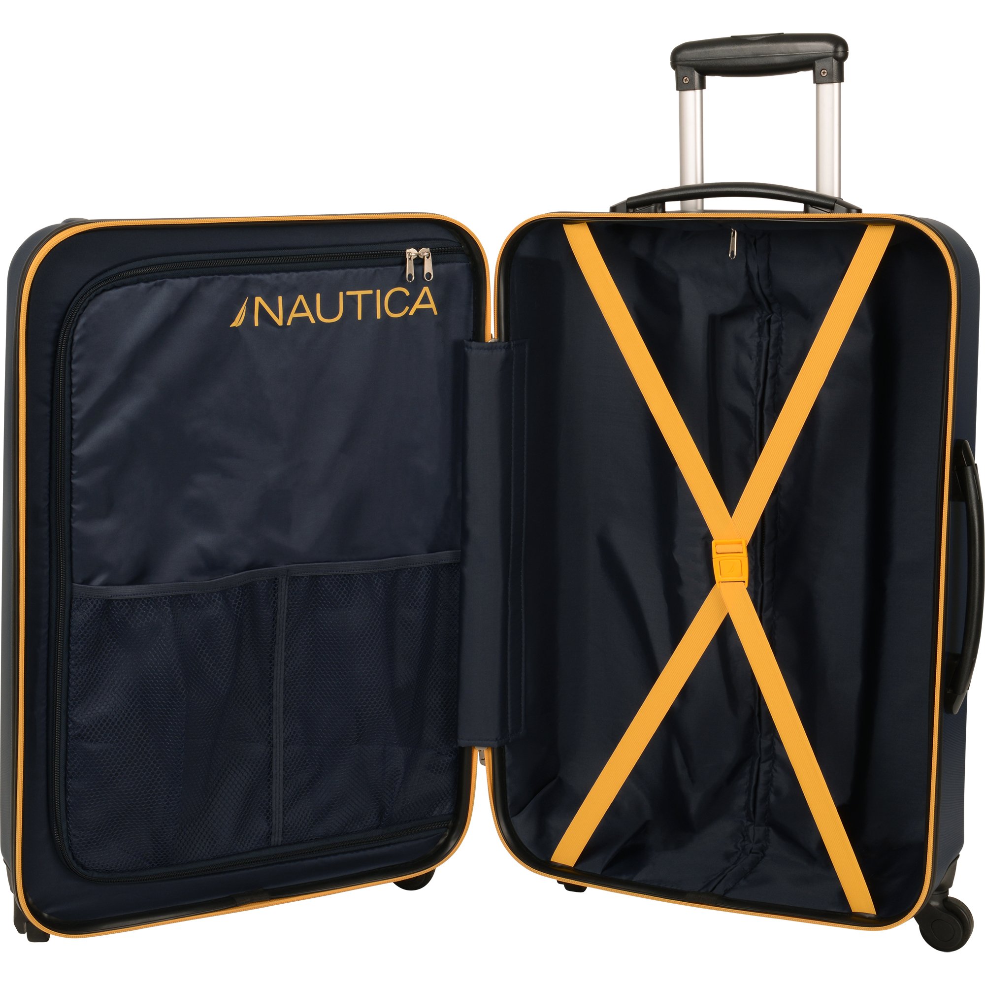 Nautica Long Shore 3 Piece Hard Side Spinner Luggage Set (21in/25in