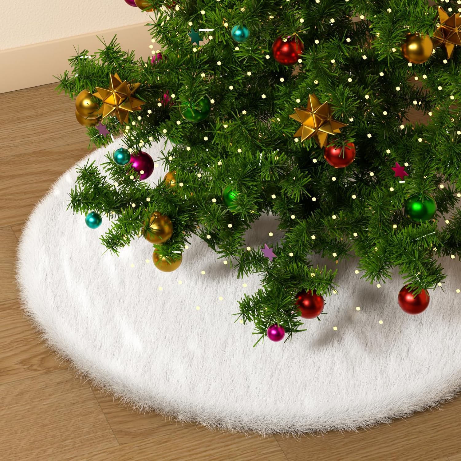 Christmas Tree Skirt, Xmas Tree Skirt, Tree Skirts, White Tree Skirt, Christmas Tree Skirt White, Christmas Skirt