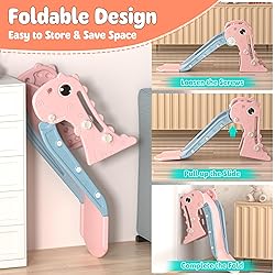 Nyeekoy 3 in 1 Toddler Slide, Kids Slide Climber