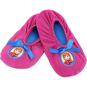 U.P.D., INC Toddler Girl's Frozen Anna House Slipper