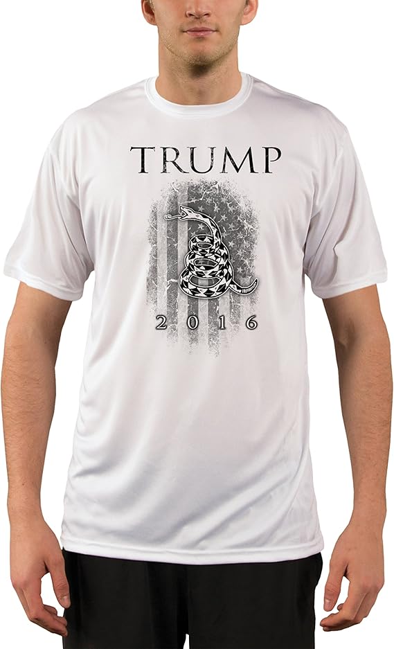 Amazon Dead Or Alive Clothingメンズトランプ16 Upf 50 パフォーマンスtシャツ Us サイズ Xs カラー ホワイト アクティブシャツ Tシャツ 通販