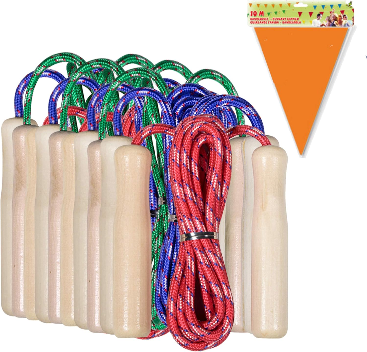 childrens wooden skipping ropes