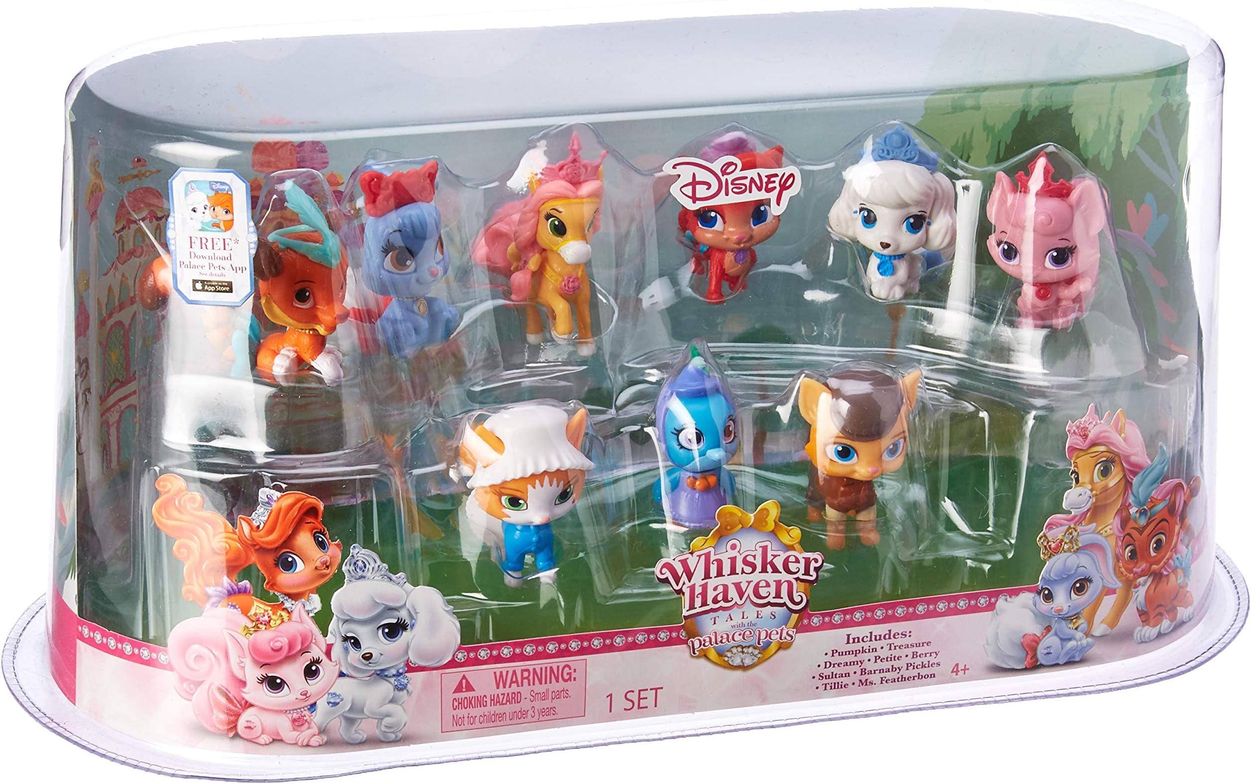 Disney Princess Palace 9 Mini Pets Whisker Haven Tales Figure Giftset #2