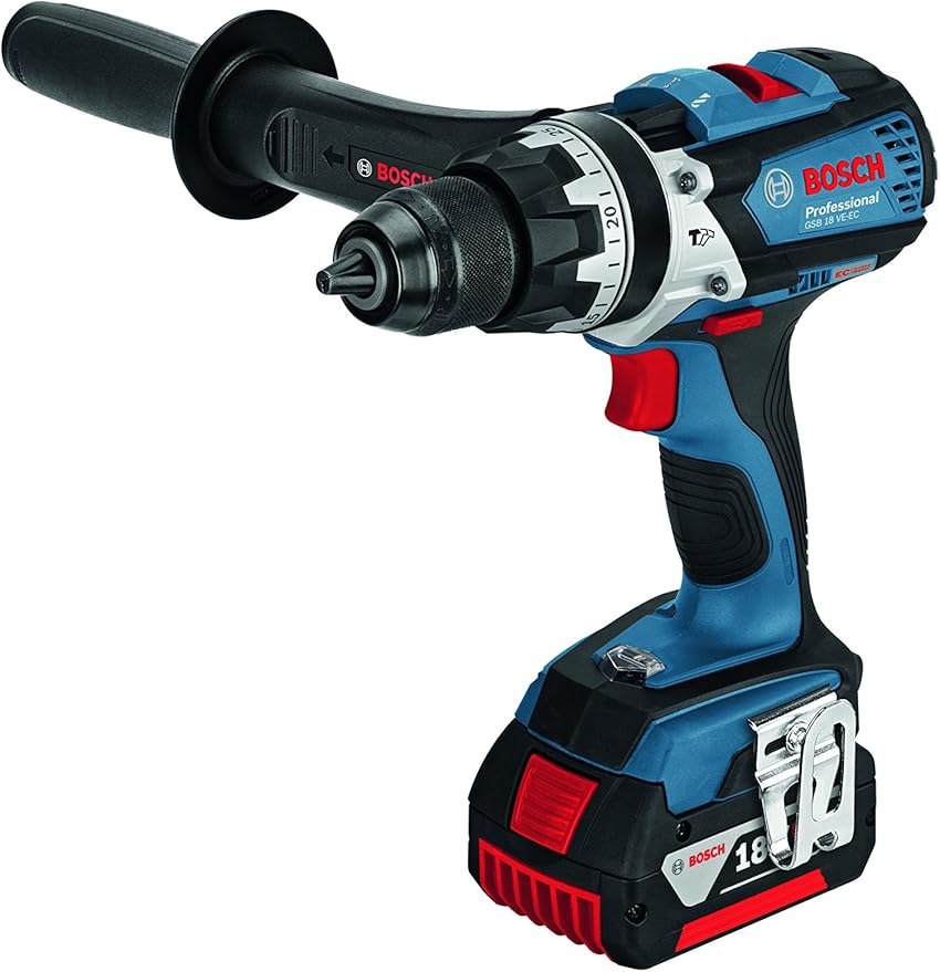 Bosch Professional GSB 18 VEEC Cordless Combi Drill (Without Battery and Charger) LBoxx