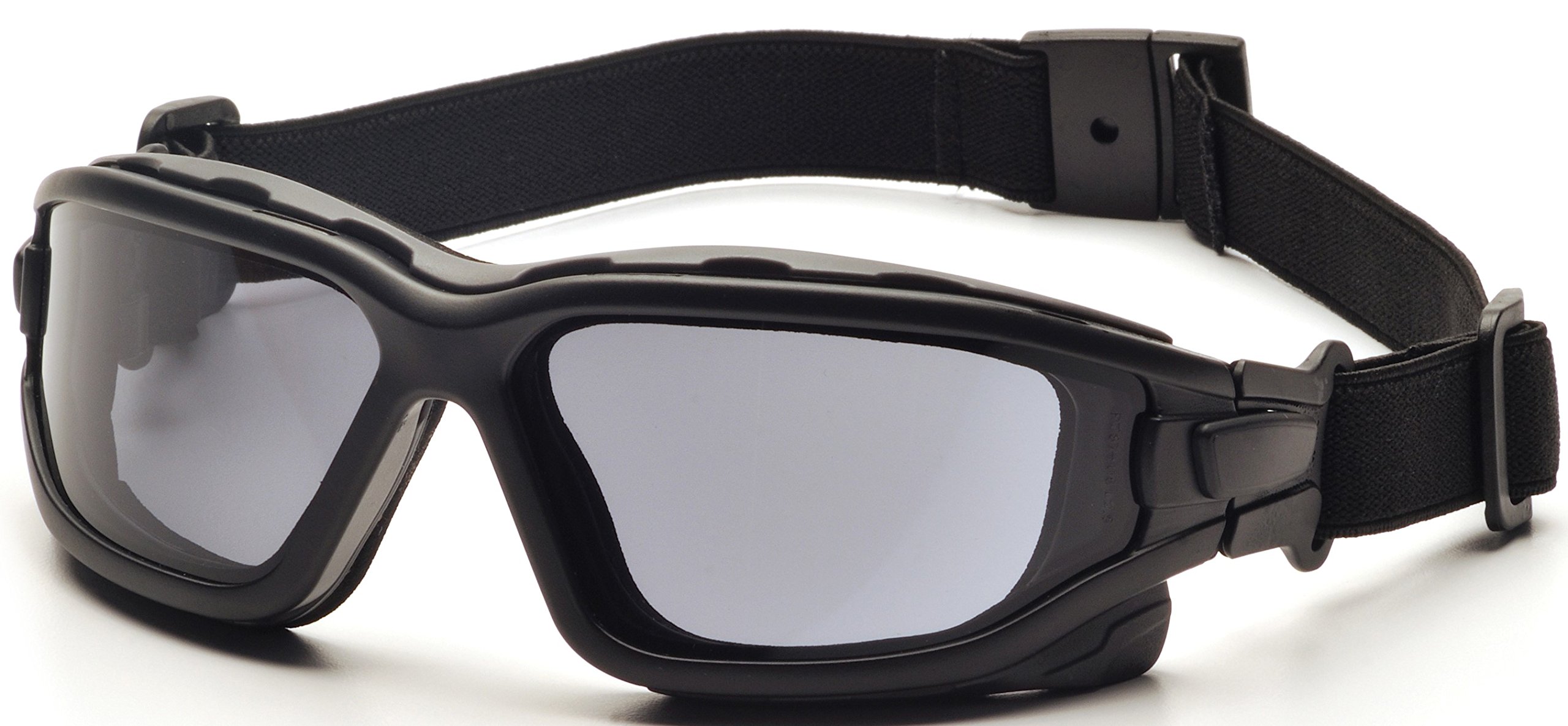 Pyramex I-Force Sporty Dual Pane Anti-Fog Goggle – Lightweight, Impact Resistant, Interchangeable Strap