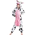 Spooktacular Creations Unisex Child Jumpsuit Plush Costume One Piece Cow