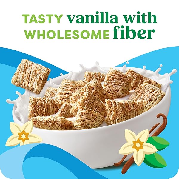 KASHI BREAKFAST CEREAL, ORGANIC, FIBER CEREAL, ISLAND VANILLA, 18OZ BOX (1 BOX)