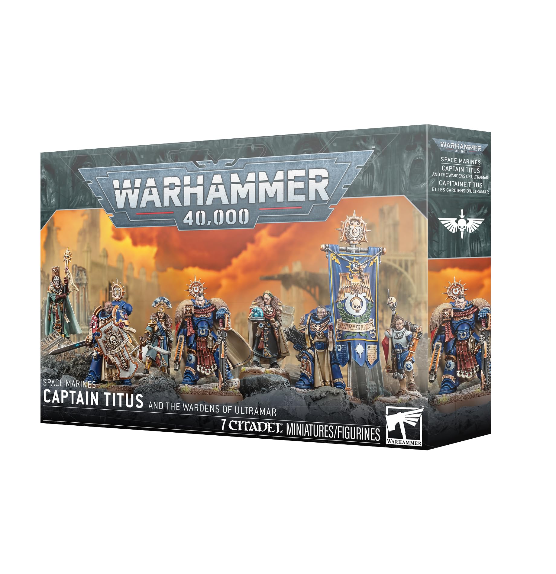 Photo 1 of **FACTORY SEALED** Games Workshop - Warhammer 40K - Space Marines - Captain Titus and The Wardens of Ultramar