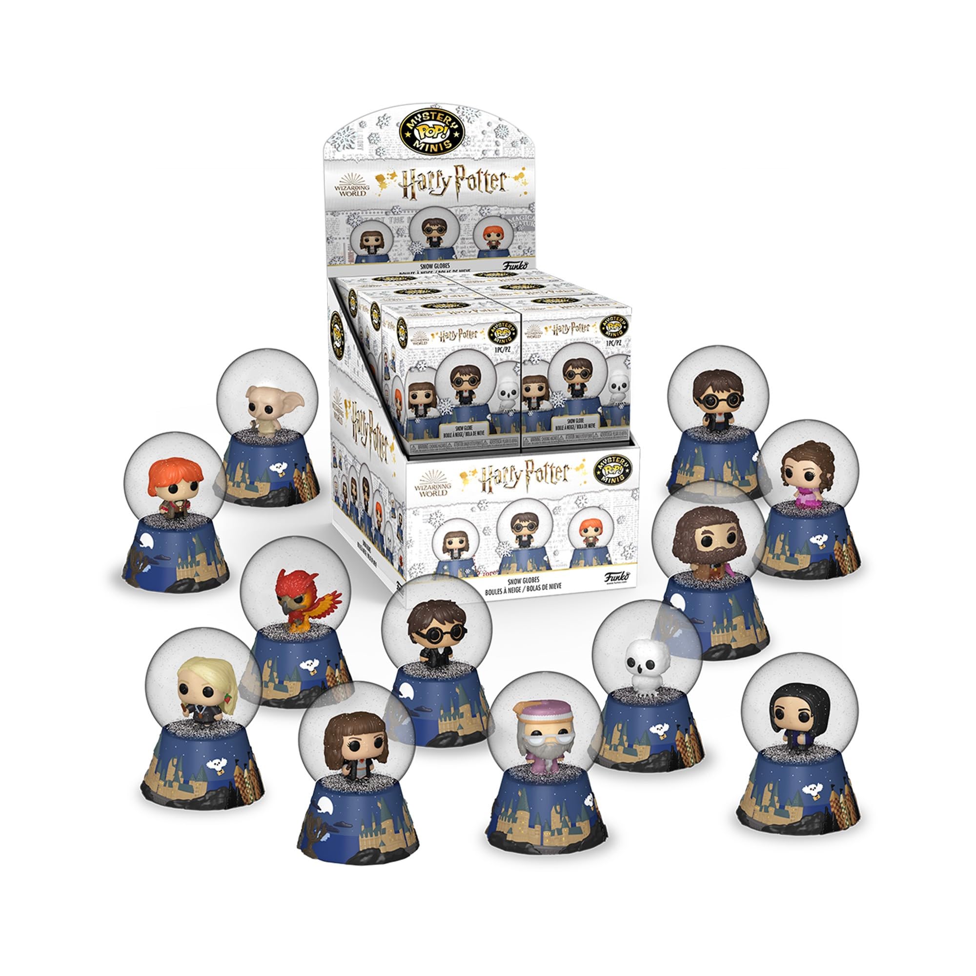 Funko Mystery Mini: Harry Potter Snow Globes - 1 Of 12 to Collect - Styles Vary - Collectable Vinyl Figure - Gift Idea - Official Merchandise - Toys for Kids & Adults - Movies Fans and Display