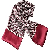 YangtzeStore Long Charmeuse Satin Silk Scarf for Men