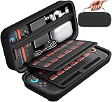 daydayup Switch 2 Carry Case with 24 Game Cartridges Protective Shell Black