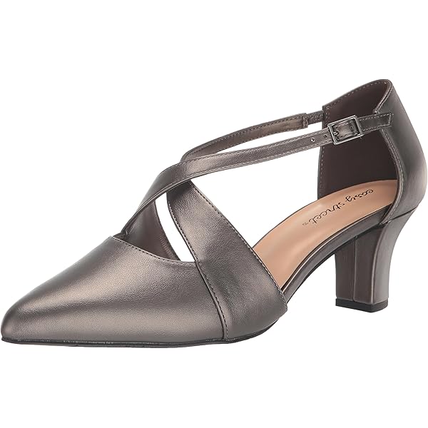 Amazon.com | Easy Street Women's Elegance Pump, White, 9.5