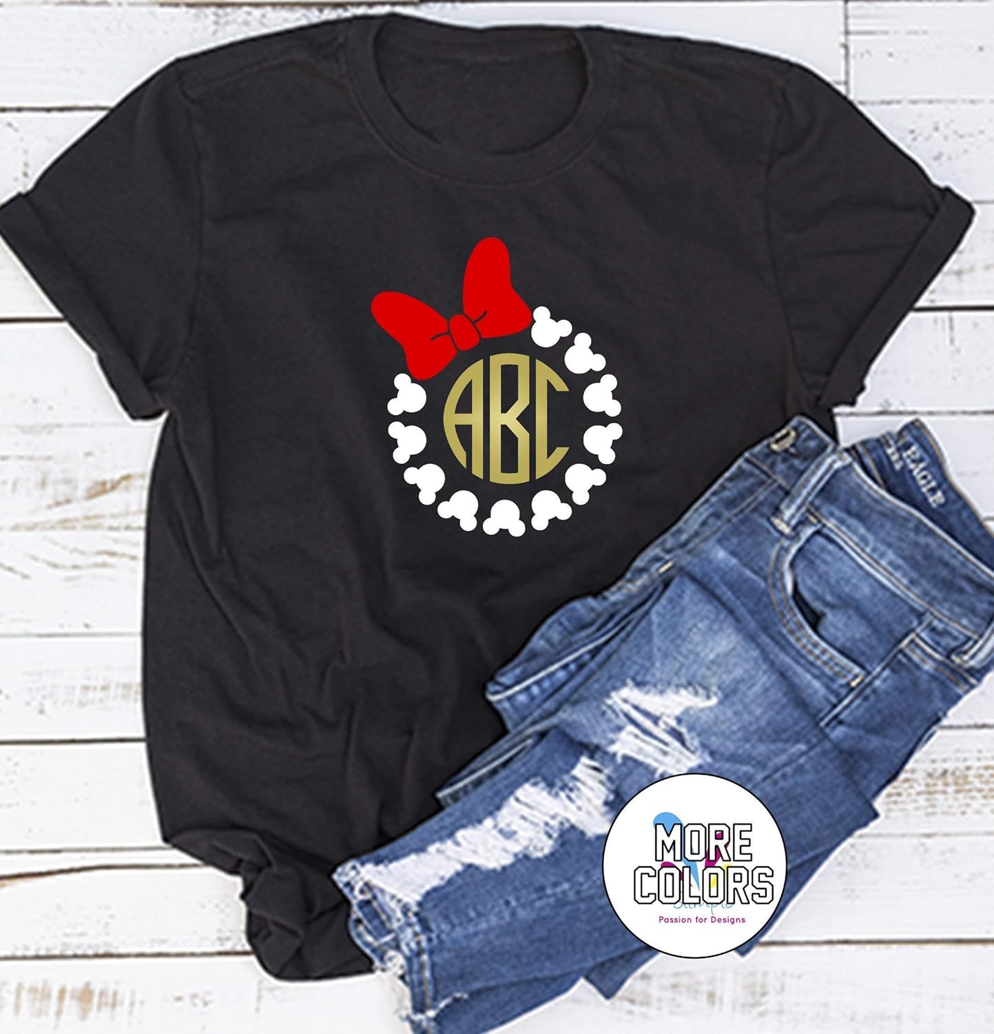 disney monogram shirts