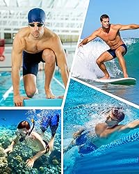 Runhit Swim Jammers for Men Square Leg Quick Dry