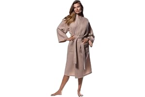 Turquaz Robes For Women Lightweight Unisex Waffle Kimono Bathrobe Mothers day Gifts