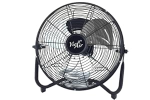 Vie Air 18 Inch Industrial Powerful and Quiet Heavy Duty Metal Floor Fan