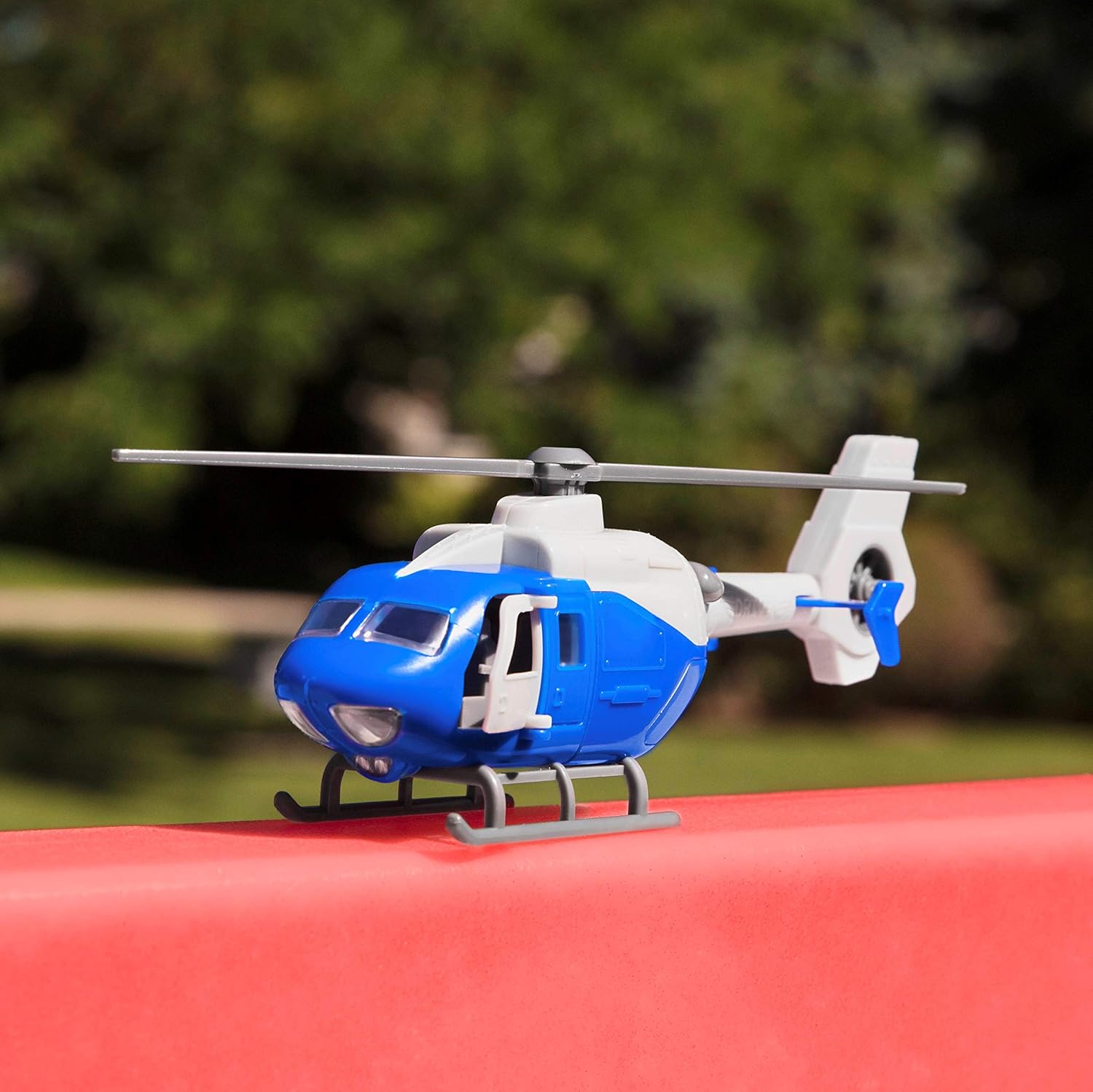Driven by Battat, 7-Inch Rescue Helicopter Toy with Lights & Sounds, Opening Doors, Vehicle for Boys & Girls, Durable Design - Image 3