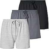Women's 3 Pack Boxer Pajama Shorts Womens Sleep Lounge Short’s, Casual Yummy PJ Short for Women (Avail in Plus Size)