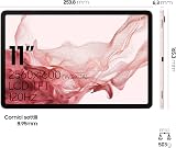 Samsung Galaxy Tab S8 11" WiFi 128GB Pink Gold Snapdragon 8GB Android 12 view 2