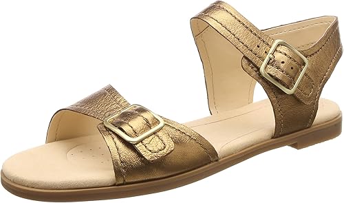 clarks metallic sandals