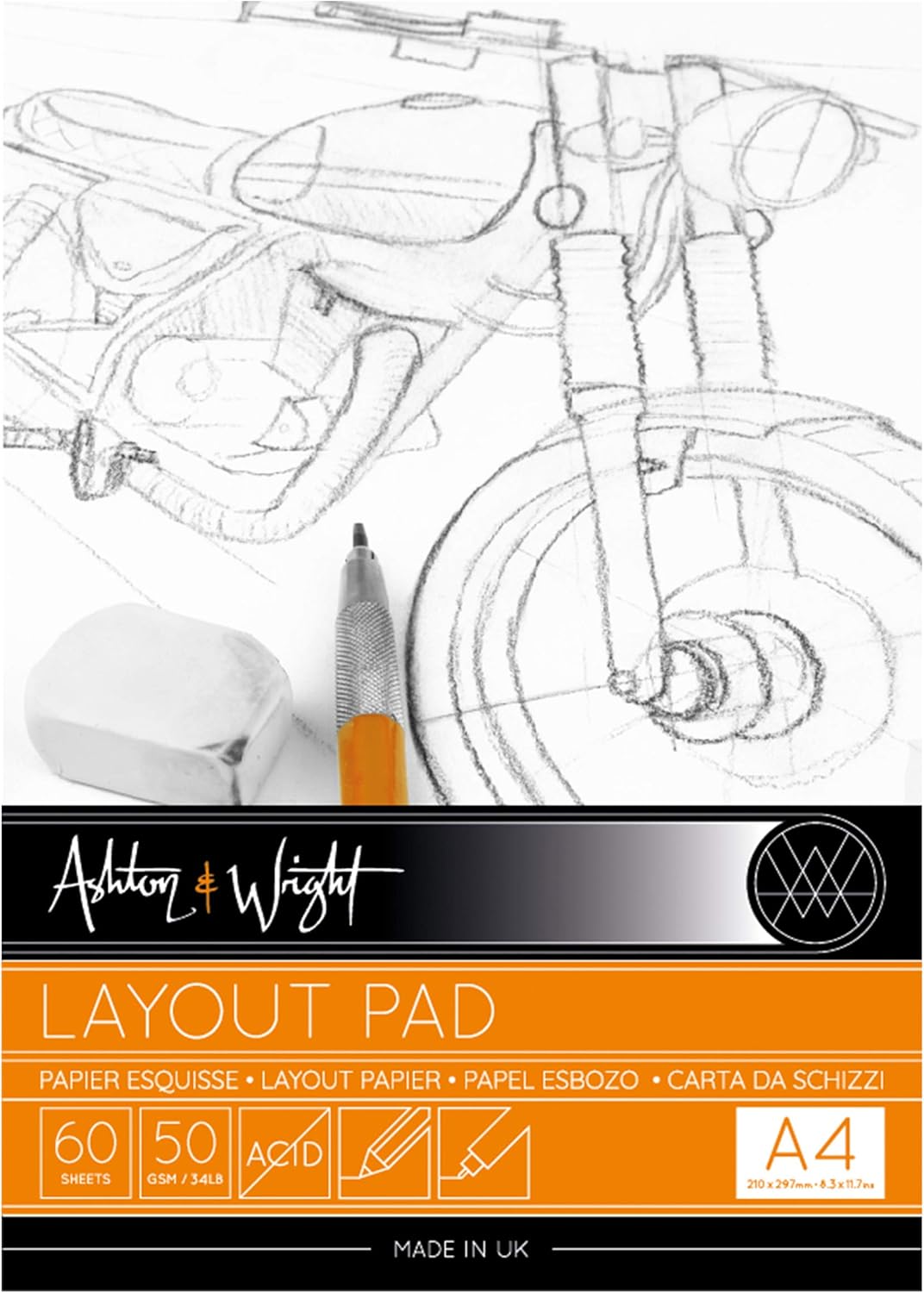 Daler Rowney Tracing Pad : 60gsm : 50 Sheets : A4 | Jackson's Art