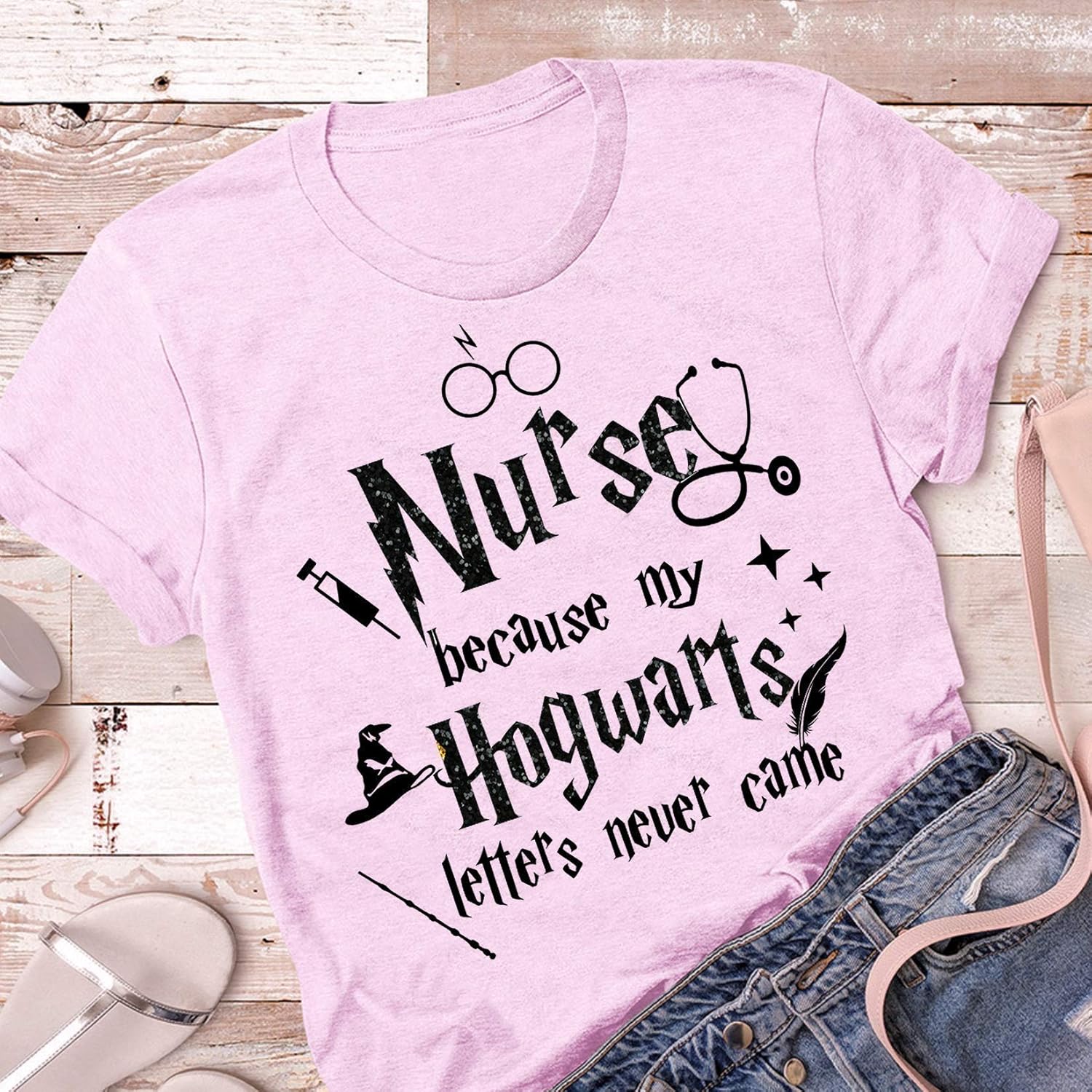 Amazon Com Nurse Shirt Nurse Supplies Gift For Nurse Harry Potter Shirt Handmade