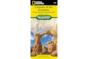 Canyons of the Escalante Map [Grand Staircase-Escalante National Monument] (National Geographic Trails Illustrated Map, 710)