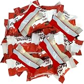 Mini Chocolate Bites with Crispy Wafer and Hazelnut Cream Filling, 1 lb | Individually Wrapped, Bite-sized Chocolate Bars, Perfect for Snacks, Baking, and Sharing, 16 oz