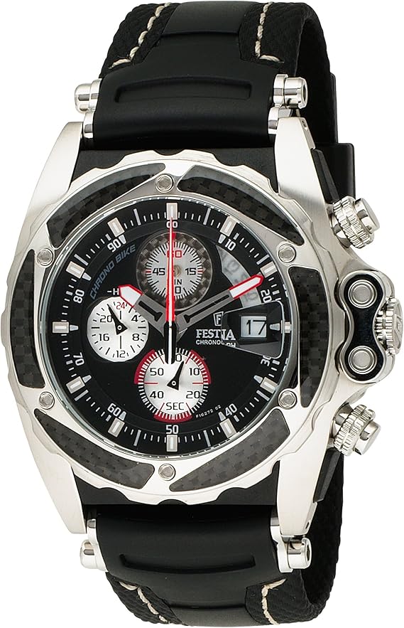 Festina Men's F16272/2 Road Warrior Stainless Steel Carbon