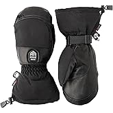 Hestra Unisex Heater Gauntlet Mitt, Waterproof, Leather Electric Warming Alpine Ski Mittens for Men & Women