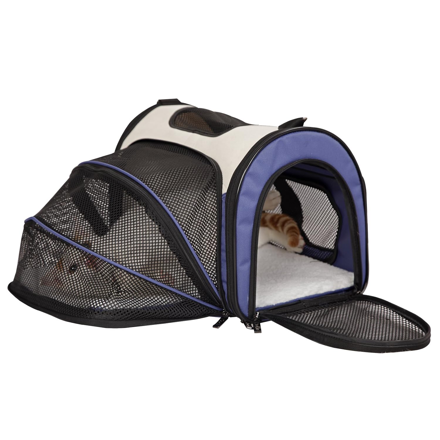 Petsfit Pet Carrier Expandable Foldable Cat Carriers/Cat Carry Case