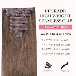 GOO GOO Clip in Hair Extensions Real Human