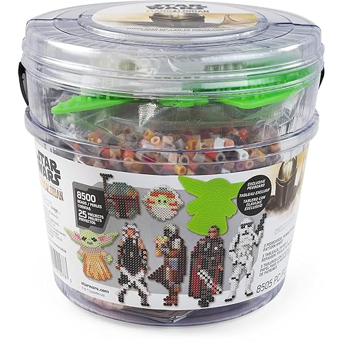 Perler 80-42978 Star Wars The Mandalorian Fused Bead Kit for Kids