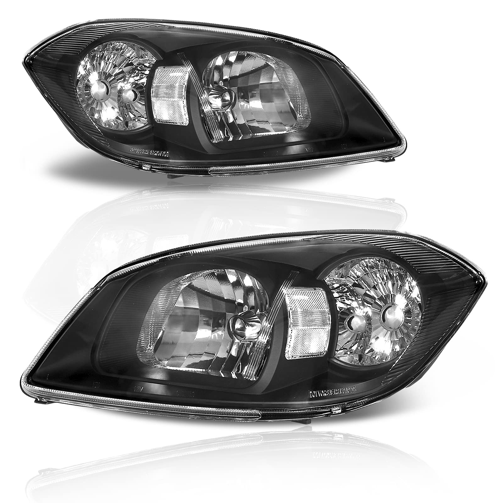 Photo 1 of NON FUNCTIONAL - PARTS ONLY -------------------------------------------------------------------ALZIRIA Headlight Assembly Compatible with 2005 2006 2007 2008 2009 2010 05 06 07 08 09 10 2005-2010 Chevrolet Chevy Cobalt/2005-2006 Pontiac Pursuit/2007-2009 