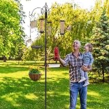 Urban Deco Deluxe Bird Feeding Station Kit with 6 Hooks & 6 Feeders view 6