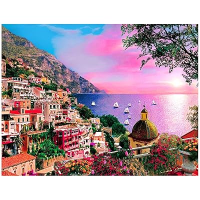 Buy Jigsaw Puzzles For Adults 1000 Piece Puzzle Romantic Positano Seaside Town Scene Puzzles Challenging Puzzle Game Online In Sri Lanka B088pkxzgg
