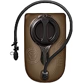 Camelbak Mil Spec Crux 50oz/1.5L Reservoir - Tactical Hydration Bladder - Faster Water Flow Rate - Leak-Proof Water Bladder - Ergonomic Shape - Big Bite Valve - Brown