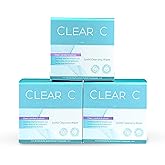 Clear C Eyelid Wipes Pre-Moistened for Dry Eyes – Rinse Free Eye Lid Cleaning – Individually Wrapped Travel Eye Wipes, 3 Boxes of 30