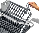 OXO Good Grips Aluminium Fold Flat Dish Rack view 7