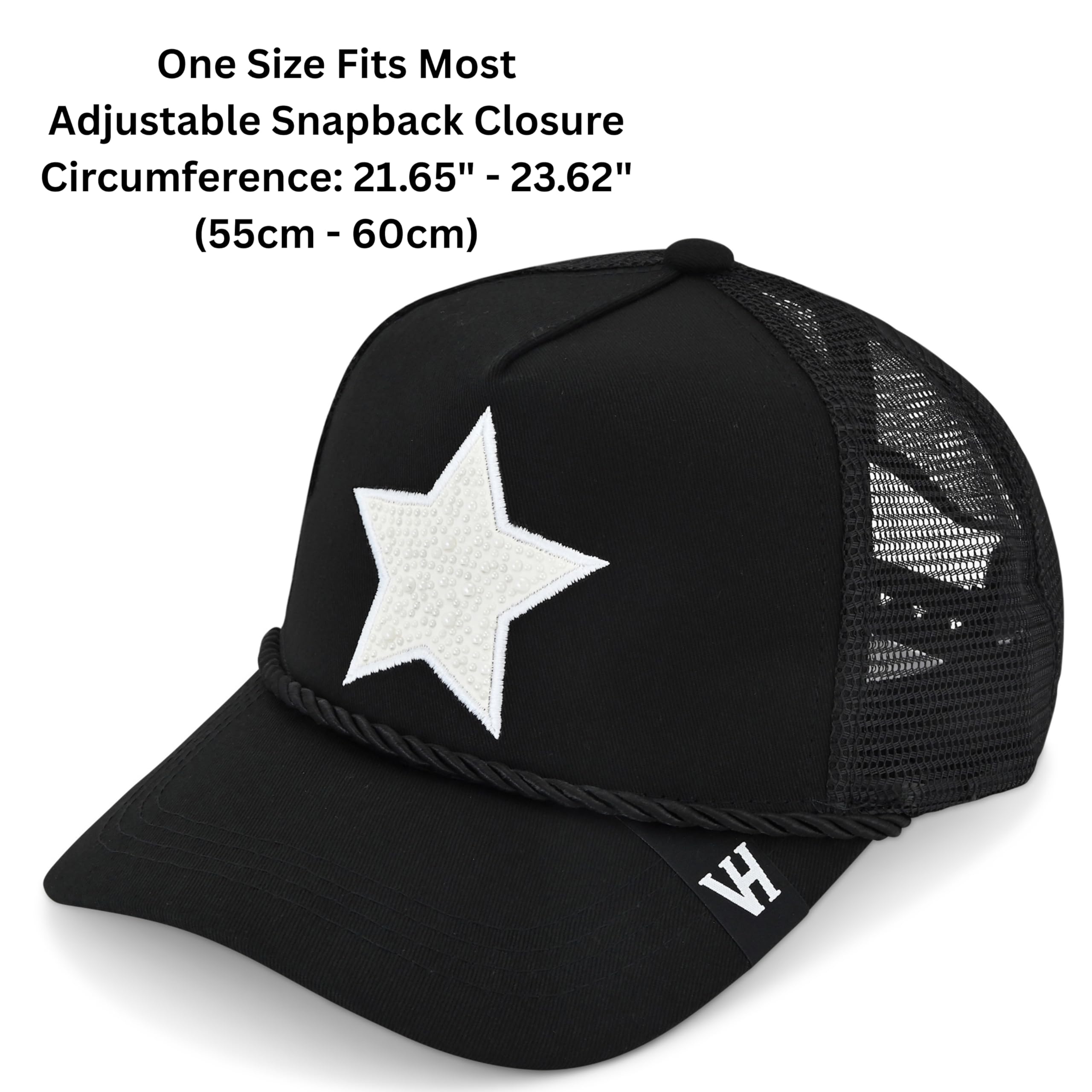 VINTAGE HAVANA Trucker Hats Women | Mesh Adjustable Snapback Hat | Men & Women Cute Trendy Fashion Baseball Cap