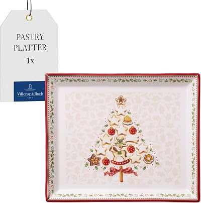 Villeroy & Boch Cake Platter 27x22.5cm Porcelain Multi-Colour